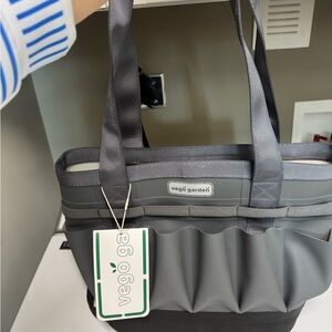 NWT Vego Garden Gray Tote Bag
